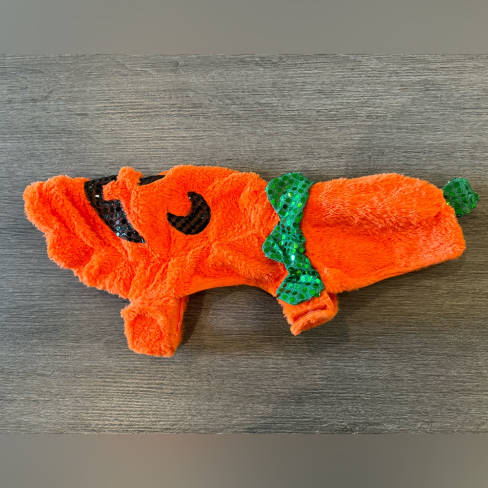 Pumpkin pet costume, Medium, Halloween - Picture 4 of 6